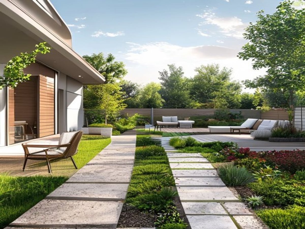 Example AI yard design preview